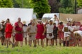 Reenactors at the Ancient Roman Festival in Aquileia Royalty Free Stock Photo