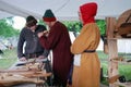 Reenactors show their skills