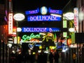 Reeperbahn by night Royalty Free Stock Photo