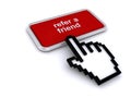 Refer a friend button on white