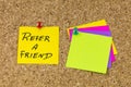 Refer friend family people marketing business network