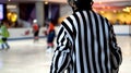 Referee in ice hocky game Royalty Free Stock Photo