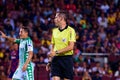 The referee Jose Luis Gonzalez Gonzalez at the La Liga match between FC Barcelona and Real Betis