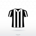 Referee shirt icon. Soccer football sport sign and symbol.