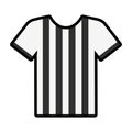 Referee shirt uniform icon