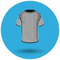 Referee shirt. Vector illustration decorative background design