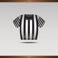 referee shirt. Vector illustration decorative design Royalty Free Stock Photo