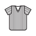 Referee shirt. Vector illustration decorative design