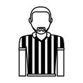 Referee sport avatar character