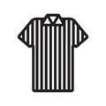 referee t-shirt. Vector illustration decorative design Royalty Free Stock Photo