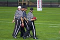 Referees in American football, UK Royalty Free Stock Photo