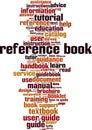 Reference book word cloud