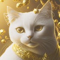 Face of a nice cat Royalty Free Stock Photo