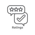 Referral Job Reference Icon with recommendations, performance review, etc ideas