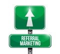 referral marketing sign illustration