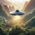 Refers to unidentified flying objects often assith alie Royalty Free Stock Photo