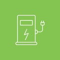 Refill, charge, eco icon - Vector. Simple element illustration from UI concept. Refill, charge, eco icon - Vector. Infographic