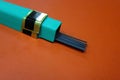 Refill lead for mechanical pencil Royalty Free Stock Photo