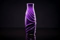 Refillable Purple cosmetic bottle. Generate Ai