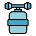 Refilling water tank icon vector flat