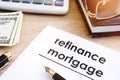 Refinance mortgage application