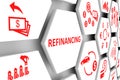REFINANCING concept cell background