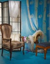 Refined boudoir interior Royalty Free Stock Photo
