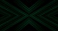 Refined Contrast Layered 3D Angles in Black and Dark Green for High End Design Royalty Free Stock Photo