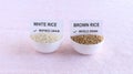 Refined Grain White Rice and Whole Grain Brown Rice