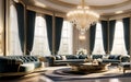 Refined Grandeur: High-End Room Interior in Elite Class Sophistication