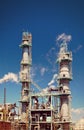 Refined Petroleum Petrochemical Plant Smokestack Pipeline Royalty Free Stock Photo