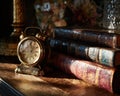 A refined still-life composition evoking heritage, luxury, and old-money elegance Royalty Free Stock Photo