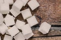 Refined sugar closeup Royalty Free Stock Photo