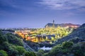 Refineries on a River Royalty Free Stock Photo