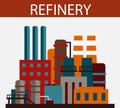 Refinery industrial