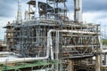 Refinery Industry tank production petroleum Royalty Free Stock Photo