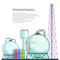 Refinery Processing of Natural Resources Isolated