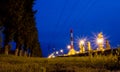 Refinery. Russia, Yaroslavl Royalty Free Stock Photo