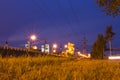 Refinery. Russia, Yaroslavl Royalty Free Stock Photo