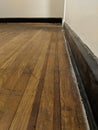 Refinished Hardwood Floors Indoors Royalty Free Stock Photo