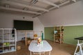 Refirbished room in an old school in Beringen