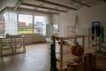 Refirbished room in an old school in Beringen City