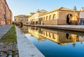 Reflect building canal Comacchio Ferrara Emilia Romagna little v