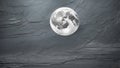 Moonlit Reflections: Serene Slate Background Canvas. AI generate