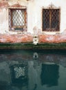 Reflected windows - venice Royalty Free Stock Photo