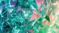 Reflecting crystal facets creating abstract holographic texture background Royalty Free Stock Photo