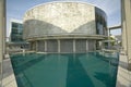 Reflecting pond in front of Dorothy Chandler Pavilion and Music Center in downtown Los Angeles, California