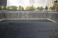 Reflecting pool at National September 11 Memorial Royalty Free Stock Photo