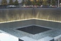 Reflecting pool at National September 11 Memorial Royalty Free Stock Photo