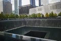 Reflecting pool at National September 11 Memorial Royalty Free Stock Photo